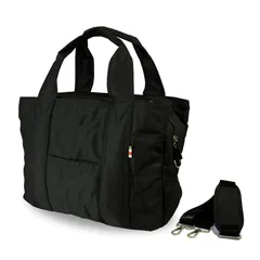 【人気商品】[アンコール] 現役ママのこだわり 上質ナイロン 『高見えママバッグ 軽くて大容量』 トートバッグ マザーズバッグ 2WAY ショルダーベルト付 撥水 カジュアル 旅行 出産祝 ジャパン