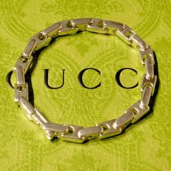 GUCCI 希少品 喜平 チェーン ネックレス ロング プレート 50cm - メルカリ