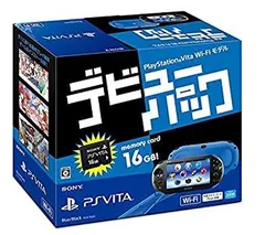 【中古-非常に良い】PlayStation Vita デビューパック Wi-Fiモデル ブルー/ブラック