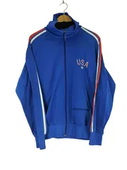 アディダスオリジナルス adidas Originals 片ポケ 復刻 USA トラックジャケット メンズ import：L 