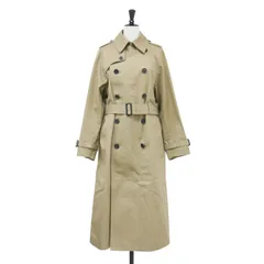 【新品同様】HYKE ハイク コート ベージュ サイズ:2(M) | 23秋冬 トレンチコート | レギュラーフィット | TRENCH COAT REGULAR FIT | ロング | アウター ジャケット 上着【レディース】【中古】