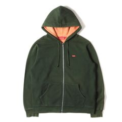 25ss シュプリーム ジップ パーカー グリーン 緑 スウェット Mサイズ