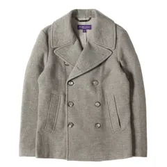 RALPH LAUREN ラルフローレン コート グレー サイズ:XS | イタリア製 | メルトン ウール ショート Pコート | Purple Label パープルレーベル | アウター ジャケット 上着【メンズ】【中古】のサムネイル