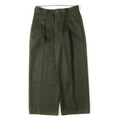 YAECA LIKEWEAR ベイカーパンツ L オリーブ サテン - メルカリ