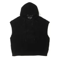 【美品】MINEDENIM マインデニム パーカー ブラック 黒 サイズ:０| 24SS メッシュニット スリーブレス パーカー (Heavy Mesh Knit Nosleeve Big Hoodie) | 日本製 | トップス フーディー【メンズ】【中古】のサムネイル