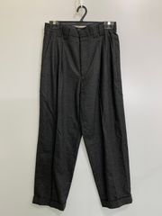 A19685 美品 ブラックコムデギャルソン 13AW TCクロップドパンツ L