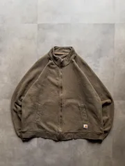 Carhartt カーハート フルジップ スウェットジャケット 茶系 ワンポイント