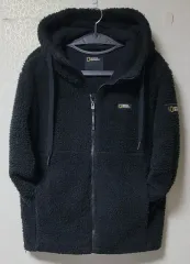 National Geographic(ナショナルジオグラフィック) ボア フリースジャンパー レディース S (実際のサイズ M )