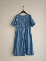 半袖 デニム ワンピース 66