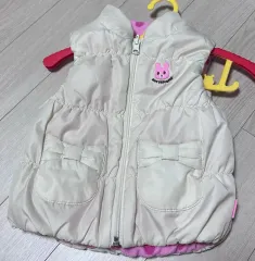 ミッキーハウス リバーシブル ベスト 80