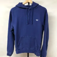 adidas(アディダス) 3本線 裏毛 フード付きTシャツ パーカー