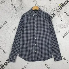 Tommy Hilfiger(トミーヒルフィガー) TOMMY スリムフィット シャツ ネイビー チェック 1100055