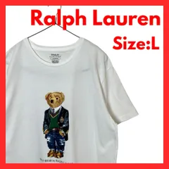 ラルフローレン　ポロベア　Tシャツ　白　L