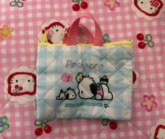 サンリオ レトロ レッスンバッグ ミニ キーホルダー ガチャ (ポチャッコ)