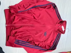 必須アイテム アディダス ファイヤーバード トラックジャージ レッド/ネイビー 105 出品