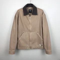 ザラ ZARA コントラスト カラー アウター メンズ S