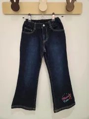 130 ミニK 女の子 セミブーツカット デニムスカート