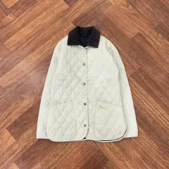 レディース S BARBOUR(バブアー) アイボリー キルティング ジャケット