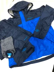 Columbia レインスーツ OMNI TECH　 Lサイズ　ブルー
