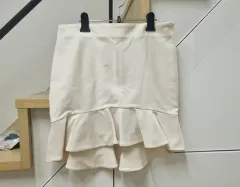 新品 ザラ ( ZARA ) アイボリー フリル スカート