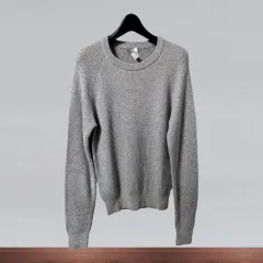 UNIQLO(ユニクロ) クルーネック コットン 長袖 ニット