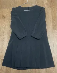 ダークグレー プリーツ 春 ONE PIECE