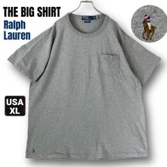 ラルフローレン★THE BIG SHIRT★ビッグフィットTシャツ★コットンジャージ★Polo by Ralph Lauren★グレー★USAメンズXL   #2603M057