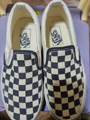 VANS チェッカーボード スリッポン スニーカー 220
