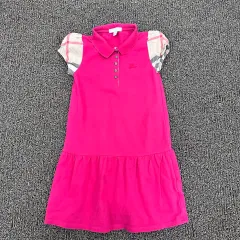 バーバリー キッズ 半袖ワンピース ピンク 正規品 130サイズ