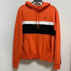 プーマ コットン 長袖フーディー ジップアップ (S)