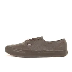 VANS バンズ サイズ:US10.5(28.5cm) / 22SS AUTHENTIC LEATHER /オーセンティック レザー ローカット スニーカー / モカ / シューズ 靴【メンズ】【中古】