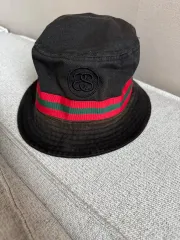 STUSSY ステューシー バケットハット_ブラック (s-m)