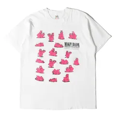 90s - 00s ヴィンテージ古着 Tシャツ サイズ:XL / 90s ブタ 四十八手 両面プリント Tシャツ / USA製 / FRUIT OF THE ROOM / ホワイト 白 / 90年代 / トップス カットソー 半袖【メンズ】【中古】