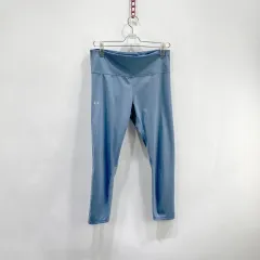 UNDER ARMOUR(アンダーアーマー) レディース レギンス 青 伸縮性のある L パーマネント