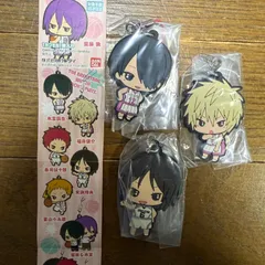 黒子のバスケ カプセルラバーマスコットvol3 ガチャ　3種