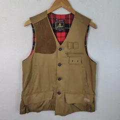 UNION Two Horse ユニオンツーホース ハンティングベスト ブラウン Lサイズ メンズ 古着 アメカジ ワーク系