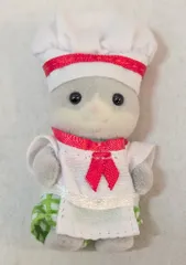 エポック社 シルバニアファミリー 森のキッチン 赤ちゃんシェフ わたウサギの赤ちゃん