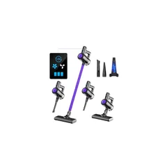 掃除機 コードレス 【2026革新版登場!45000Pa超強力吸引・45分連続稼働】LED液晶ディスプレイ 壁掛け収納＆充電 Type-C急速充電 サイクロン コードレス掃除機 2段吸引力 スティッククリーナー ハンディークリーナー そうじき 2825d6da