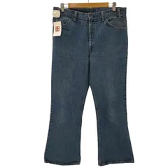 リーバイス Levis 70S USA製 ボタン裏8刻印 オレンジタブ 646-0217 ブーツカット フレア デニム パンツ ベルボトム 42TALON ジップ 1979年製 ビックサイズ メンズ  W38L31