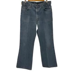 リーバイス Levis 70S USA製 ボタン裏8刻印 オレンジタブ 646-0917 ブーツカット フレア デニム パンツ ベルボトム 42TALON ジップ 1978年製 ビックサイズ メンズ  W40L32