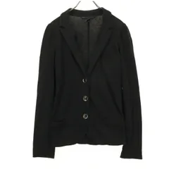 MARC BY MARC JACOBS マークバイマークジェイコブス 長袖 コットンニット テーラードジャケット XS ブラック レディース 古着のサムネイル