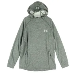 UNDER ARMOUR アンダーアーマー COLDGEAR 長袖 スウェットパーカー LG グレー メンズ 古着