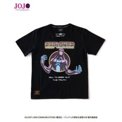 [조조의 기묘한 모험 황금의 바람]×[glamb] 콜라보레이션 T셔츠 아바키오 스탠드 [무디 블루스] L사이즈