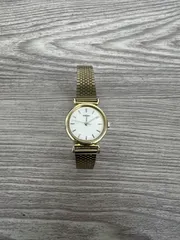 ÷2 【不動品】 セイコー SEIKO ヴィンテージ・レディースウォッチ ゴールドカラー 【時計】 【0.5】