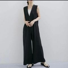 Nave キャミワンピース ブラック M 美品 ウールツイル ネイヴ 黒