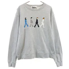 SHIPS シップス THE BEATLES ビートルズ コラボ 長袖 スウェット トレーナー L グレー レディース 古着のサムネイル