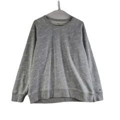 F7773 Champion(チャンピオン) メンズ L グレー ロゴ スウェット スウェットシャツ/DUK