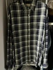 開始 202 レーヨン オンブレ シャツ チェック柄 3