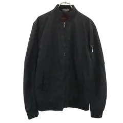 美品 ZARA MAN ザラマン MA-1 フライトジャケット M ブラック メンズ 古着