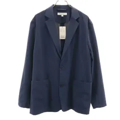 未使用 URBAN RESEARCH アーバンリサーチ ドライメランジ テーラードジャケット M ネイビー アンコン メンズ 古着のサムネイル